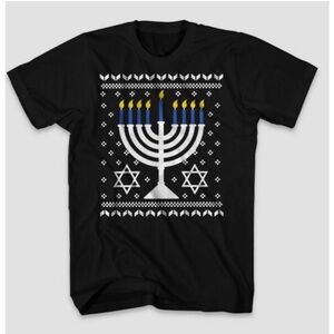 Mad Engine Boy's Hanukkah Short Sleeve Top